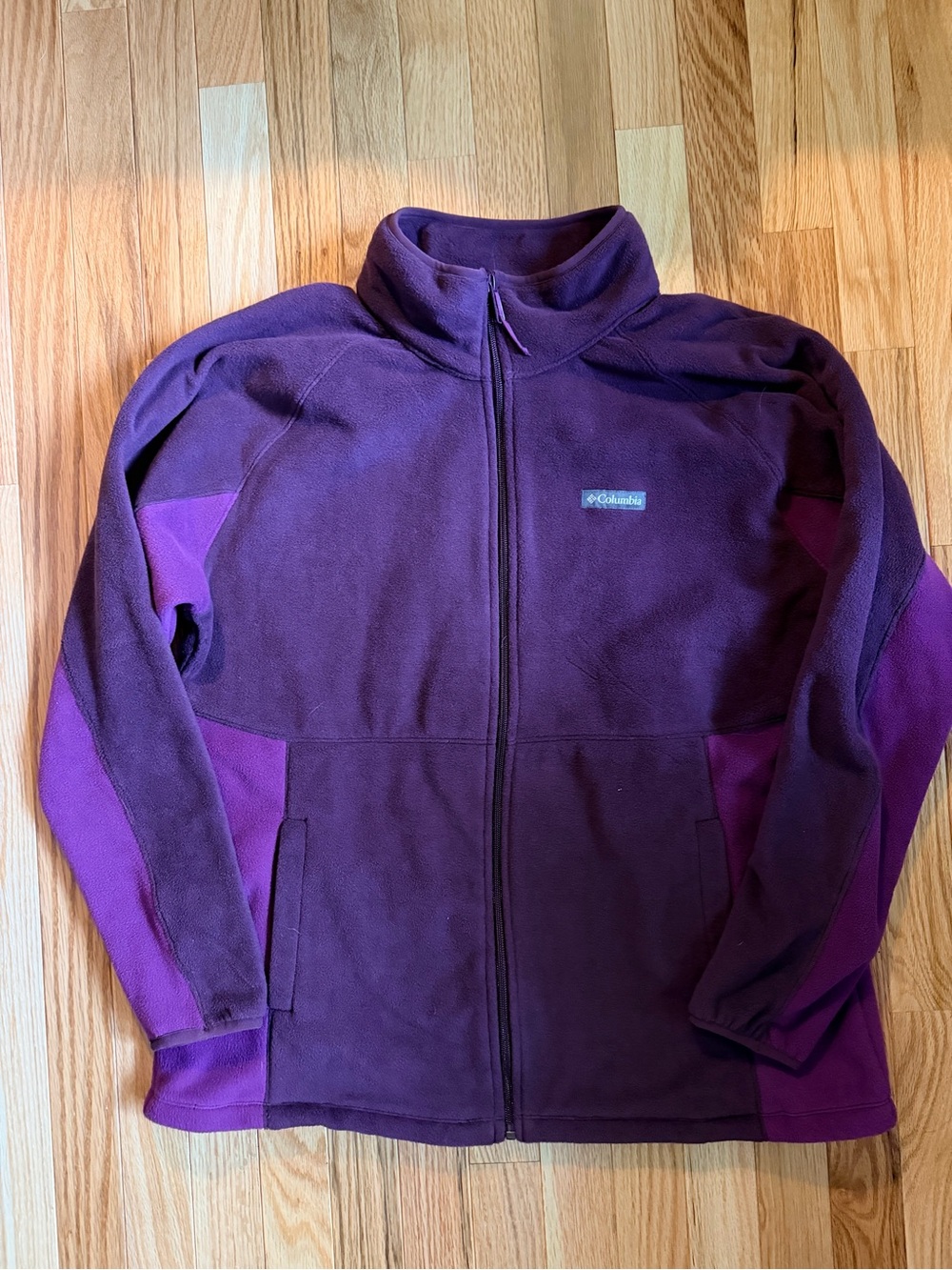 Columbia Deep Plum Full-Zip Fleece